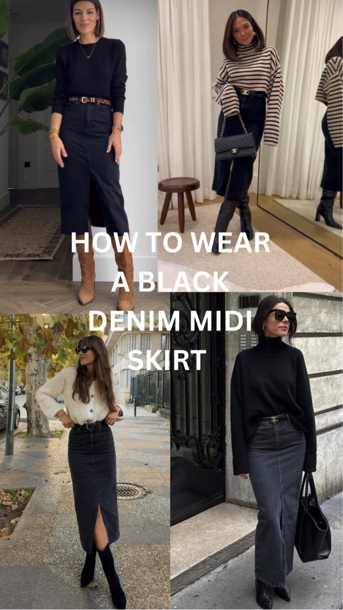Loving a black denim midi skirt for fall.  Here are some fall outfit ideas for a denim skirt.  



#LTKstyletip #LTKxMadewell

#LTKHoliday