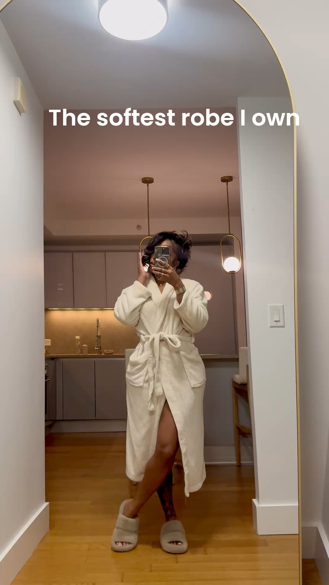 Fav robe and slippers. So cute and comfy, I’m loving the neutral colors. 

#LTKdayinmylife #LTKmorningroutine #LTKHome