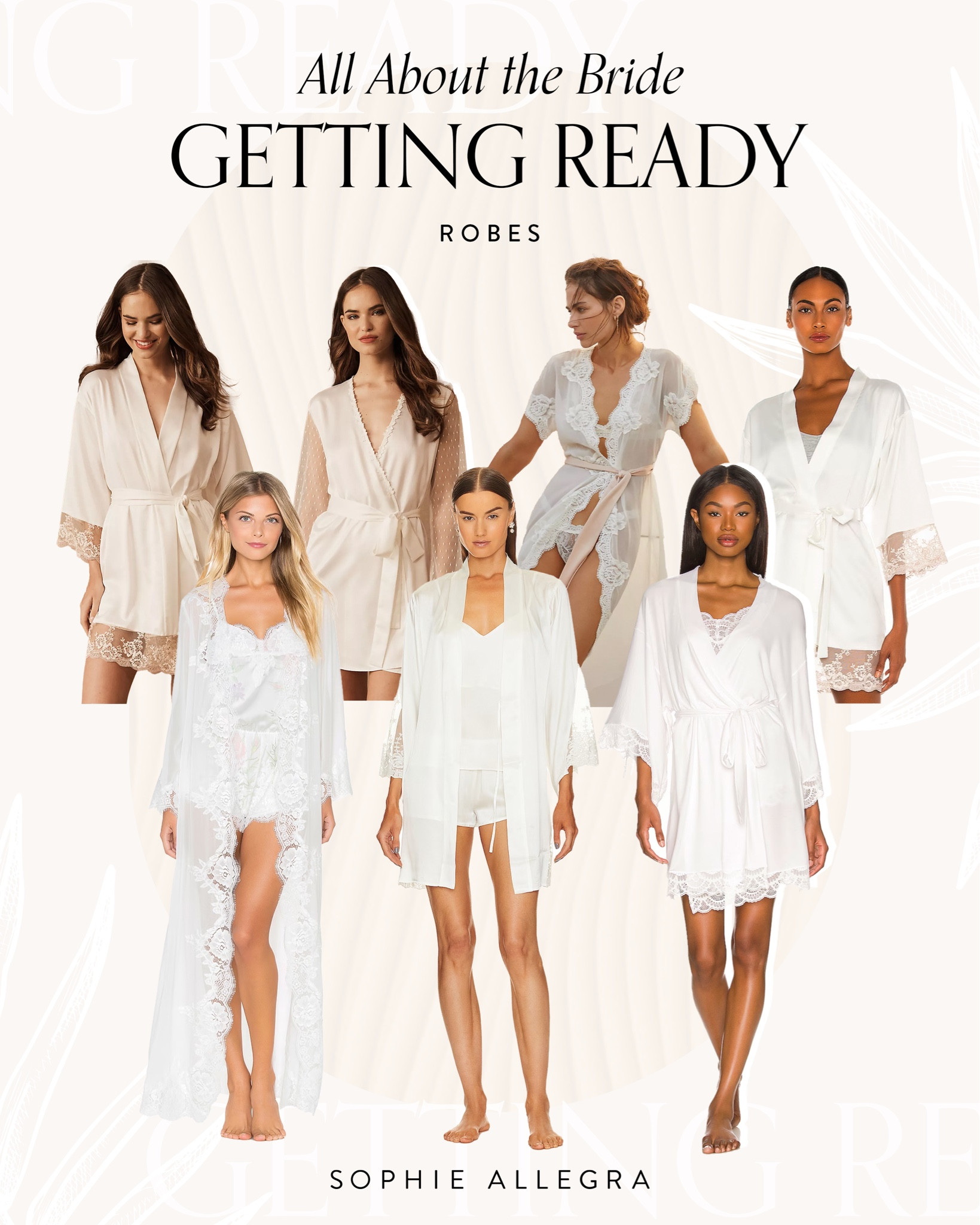 Love these cute white pajamas, robes and accessories for the bride to get ready in

White pajamas, white robe, lace, satin, white accessories, slippers, bride, bridalwear

#LTKwedding #LTKstyletip #LTKFind
