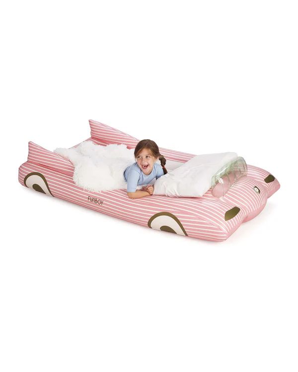 Pre-Sale: Pink Convertible Kids Sleepover Air Mattress | FUNBOY