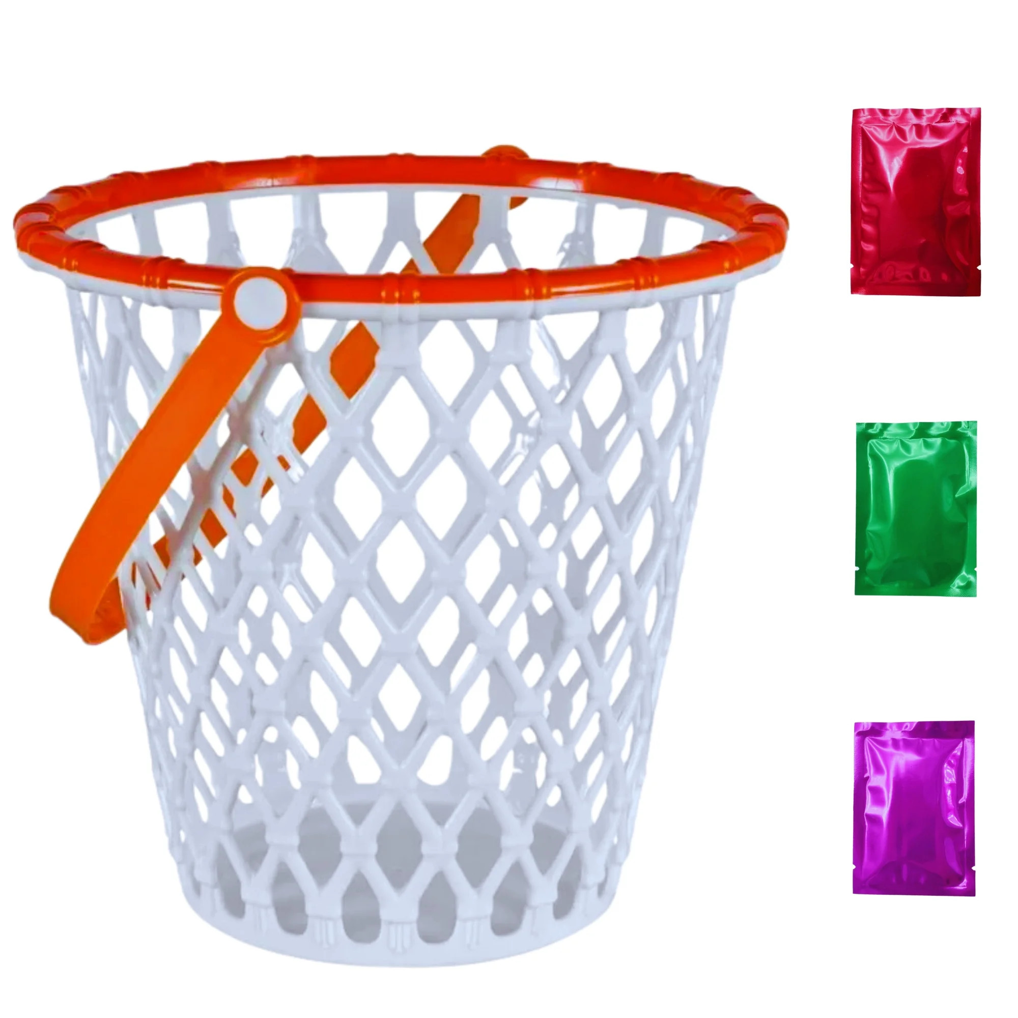 Basketball Hoop Ring Style Easter Basket, 7.25in Lightweight Multipurpose Toy Bucket Party Favors... | Walmart (US)