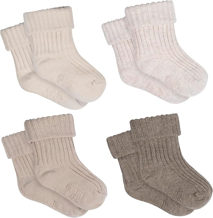 Modern Moments by Gerber unisex-baby Soft Cotton Ankle Socks | Amazon (US)
