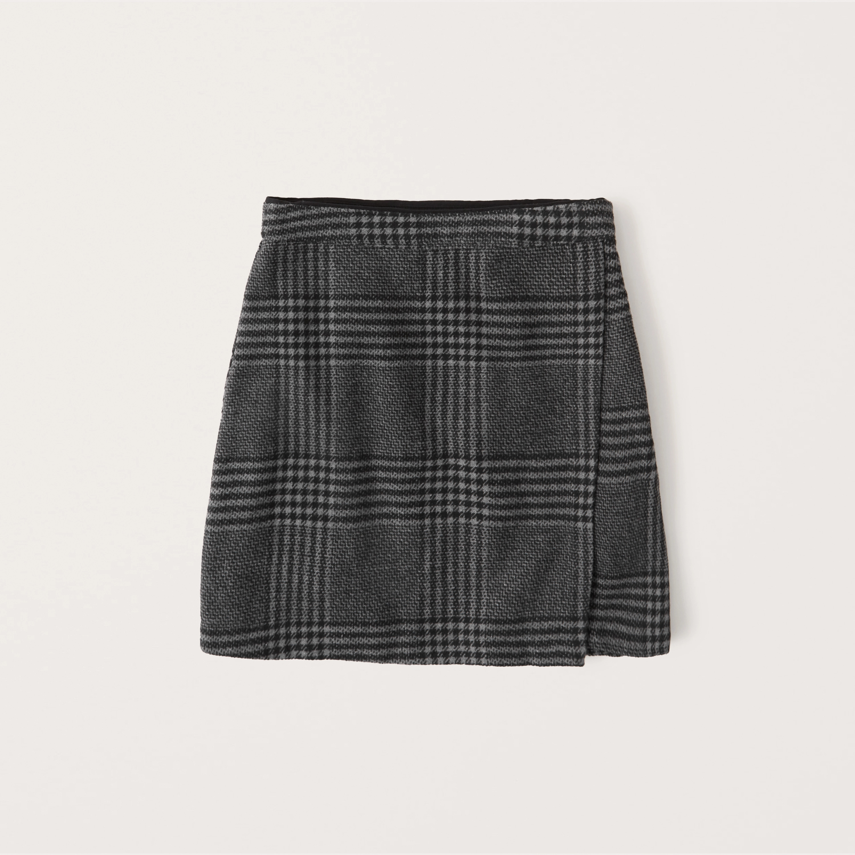 Wrap Plaid Mini Skirt | Abercrombie & Fitch (US)