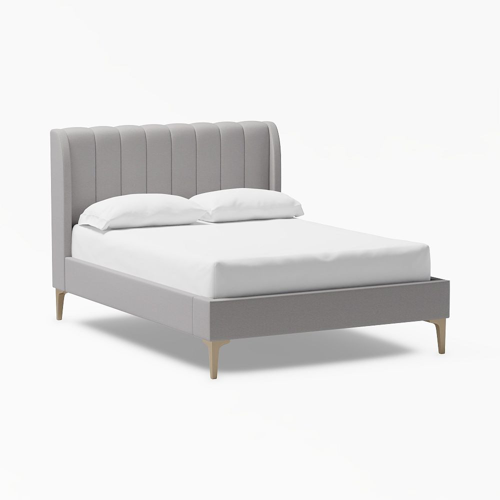 Avalon Channel Stitch Upholstered Bed | Pottery Barn Teen