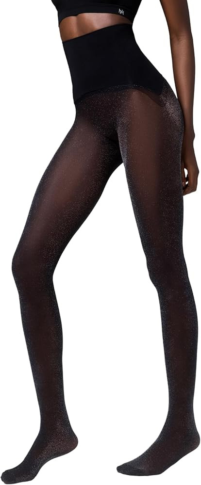 Getnoosh PLAY Free-Hugging Seamless Tights For Women | Comfortable & Breathable Shimmer Tights | ... | Amazon (US)
