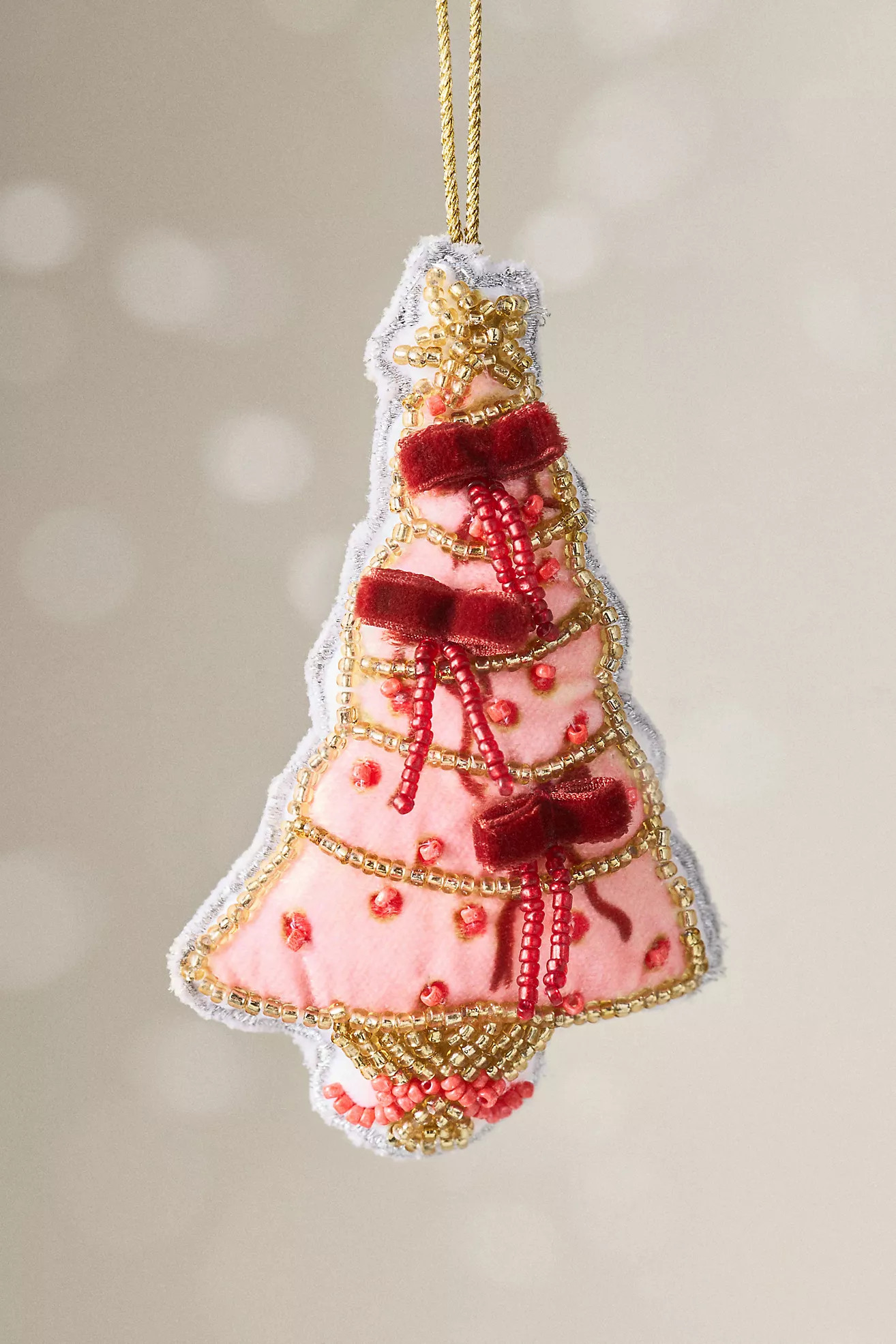 Fabric Christmas Tree Ornament | Anthropologie (US)