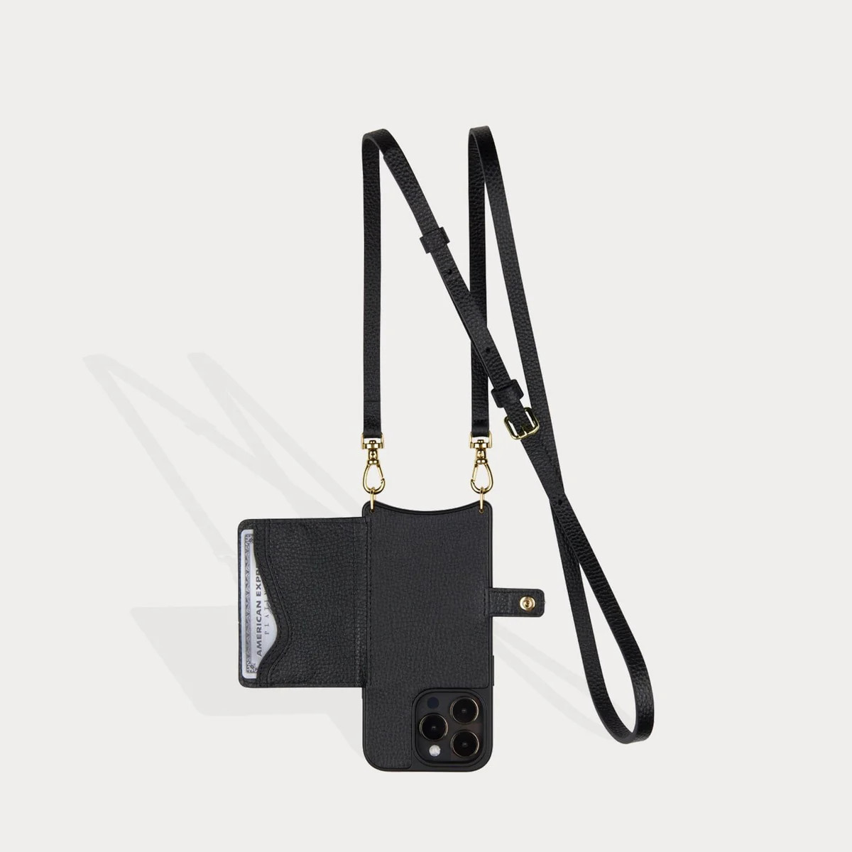 Mila MagSafe Charging Crossbody Bandolier - Black/Gold | Bandolier