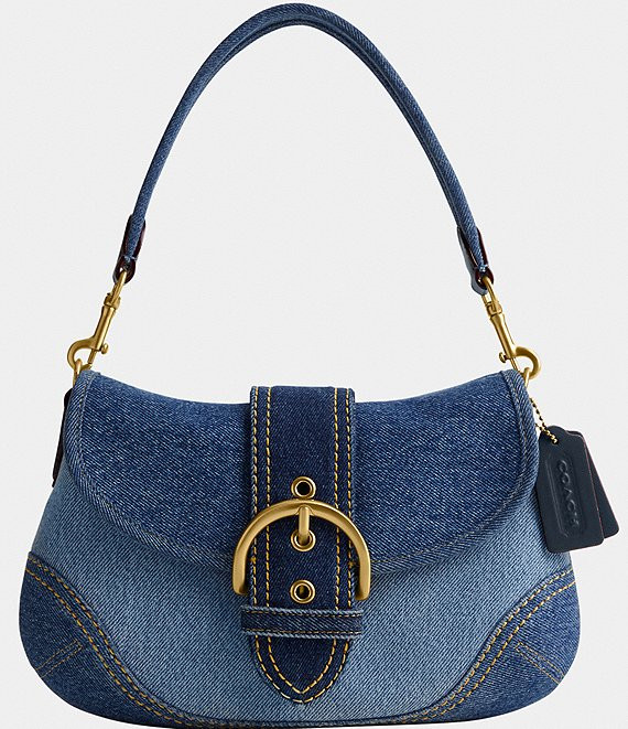 Soho In Upcycled Repurposed Denim Shoulder Bag | Dillard's