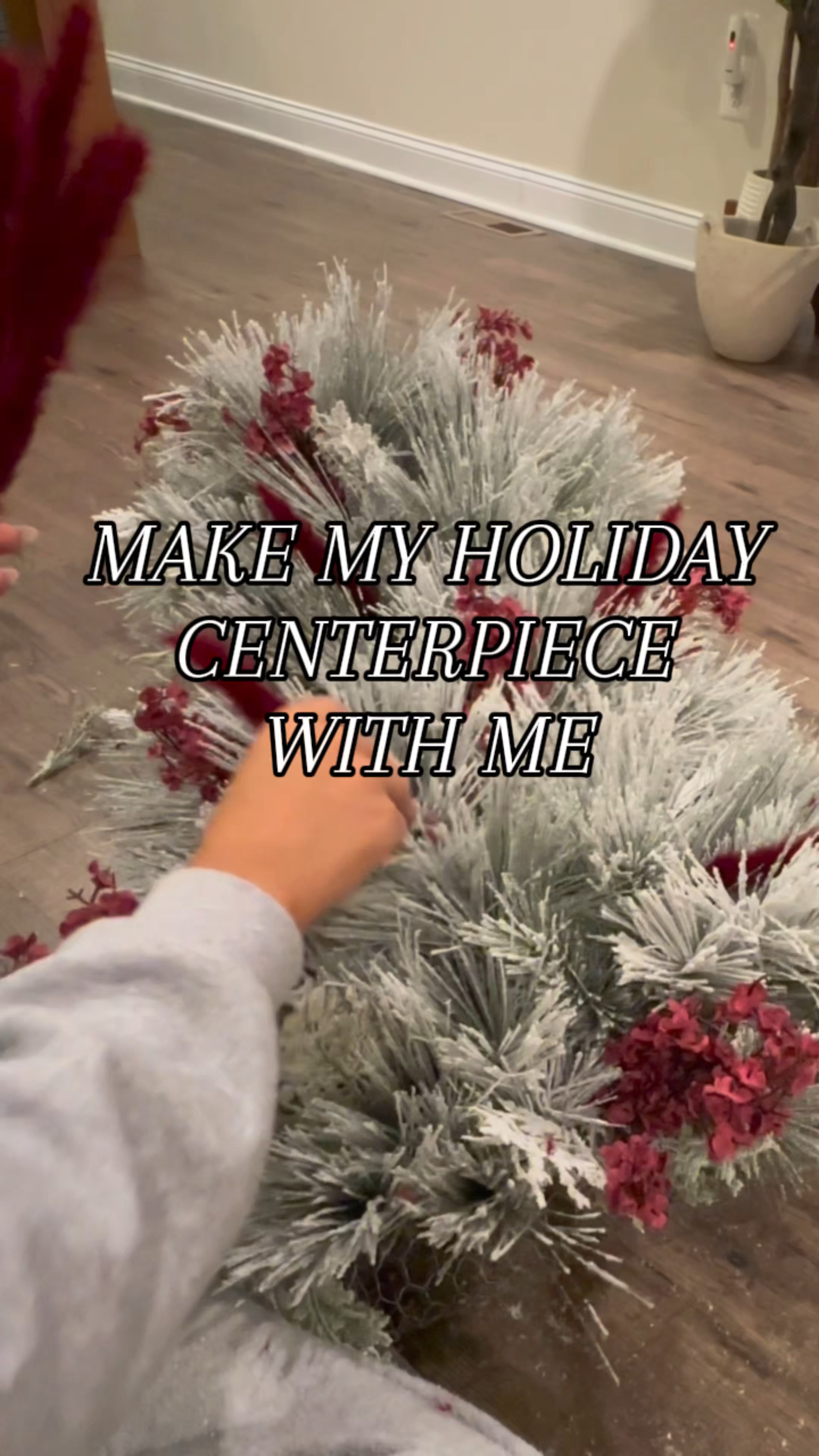 Although this was initially supposed to be a chandelier 🙃, I decided to transform it into a centerpiece. It's not my favorite project, but I felt too dedicated to abandon it. If you remember my Christmas tree, that served as my inspiration for the colors ♥️. Anyway, I’ll do better next year 🫠.

#LTKHoliday #LTKSaleAlert #LTKHome