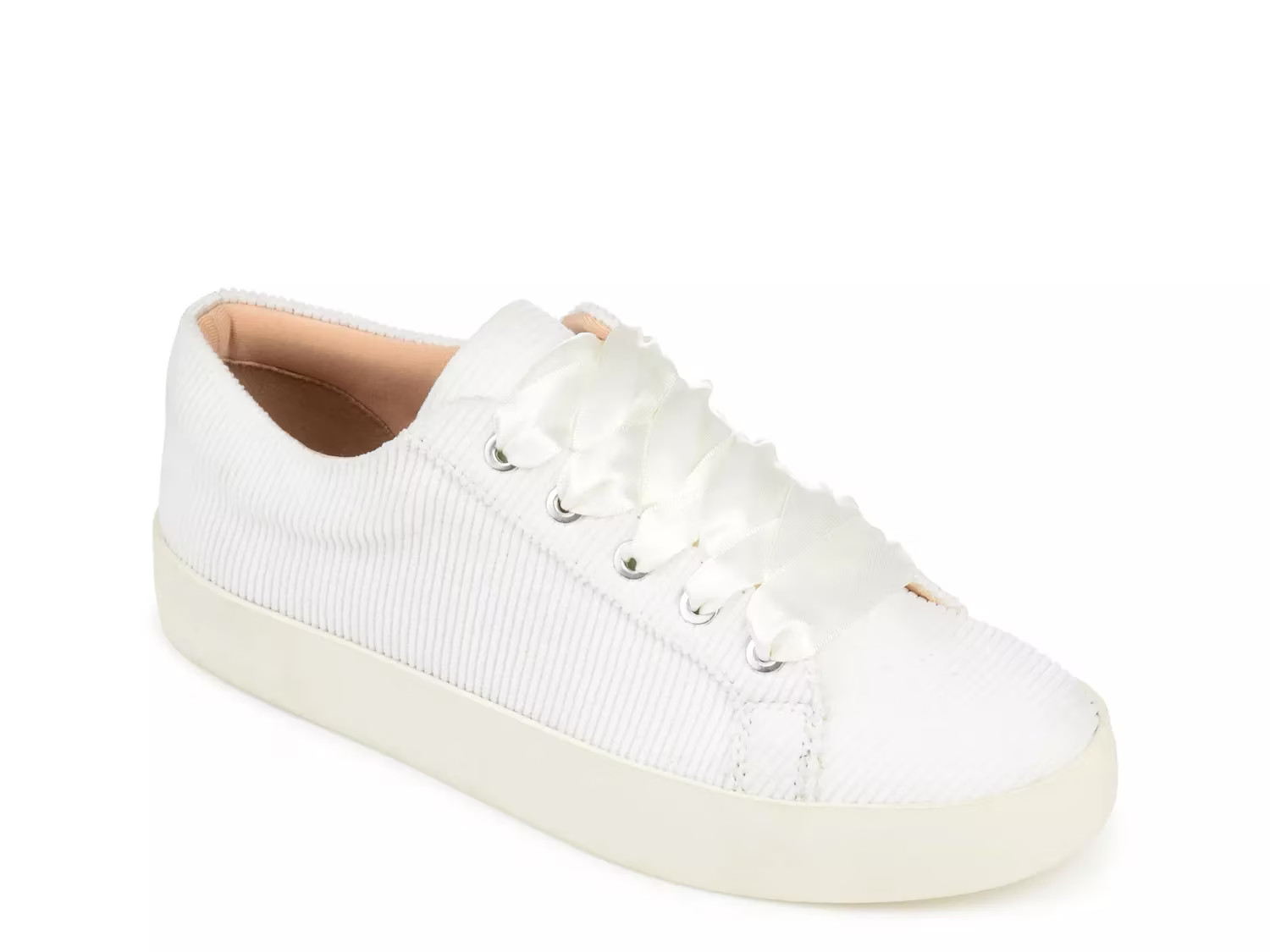 Journee Collection Kinsley Sneaker | Women's | White | Size 11 | Sneakers | DSW