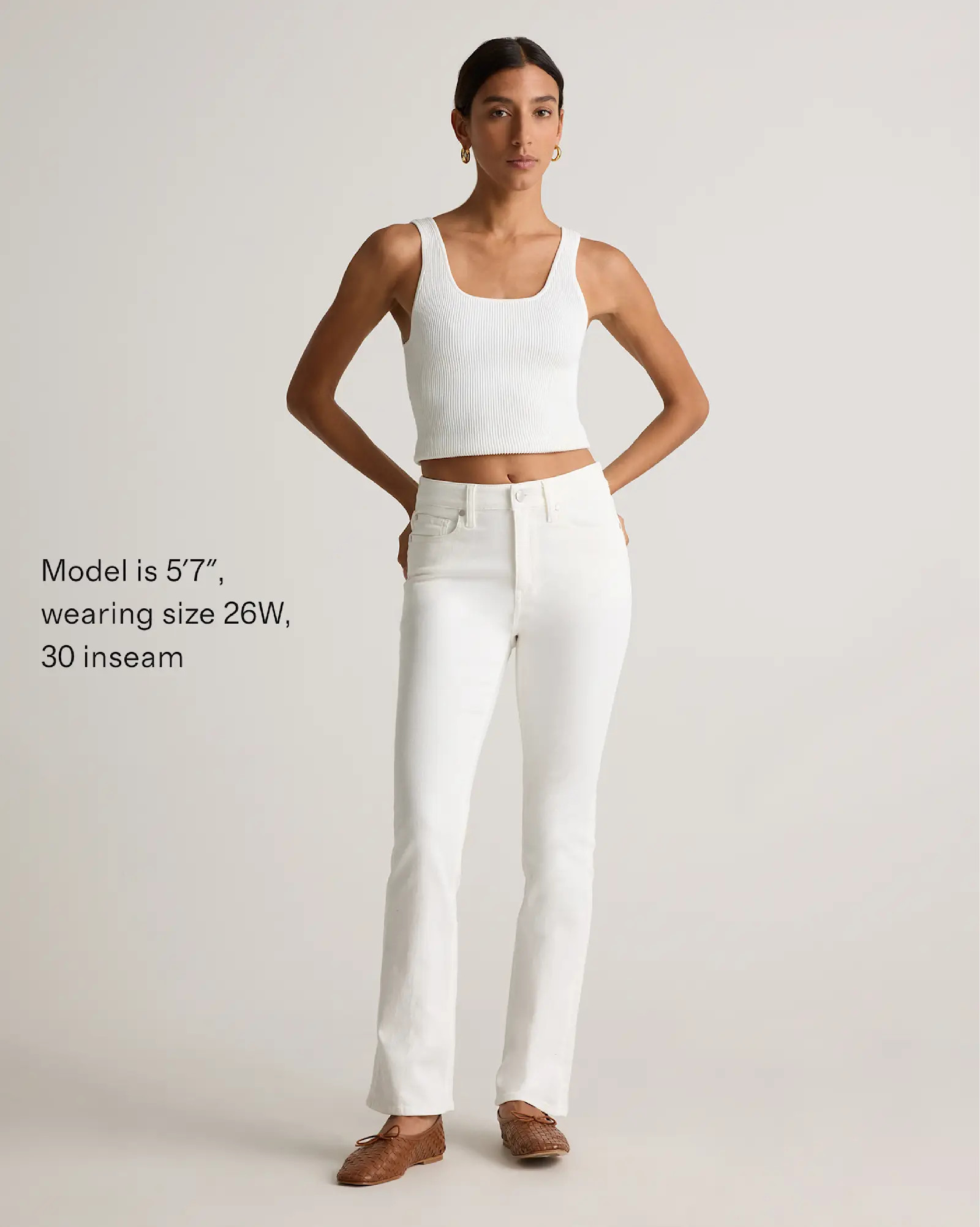 Bella Stretch Kick Flare Jeans | Quince
