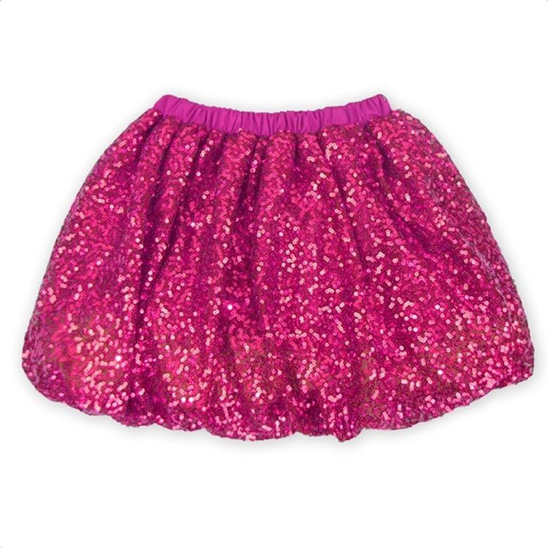 Coralup Little Girls Sparkle Sequin Party Skirt Dance Glitter Tutu Skirts 1-8 Years | Amazon (US)
