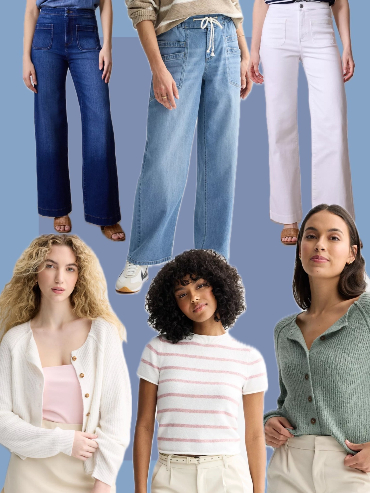 | simple spring outfits | high rise flare jean | draw string wide leg jeans | lightweight spring cardigan | short sleeve sweaters | @Kohl's 

#LTKSaleAlert #LTKootd #LTKSpringSale