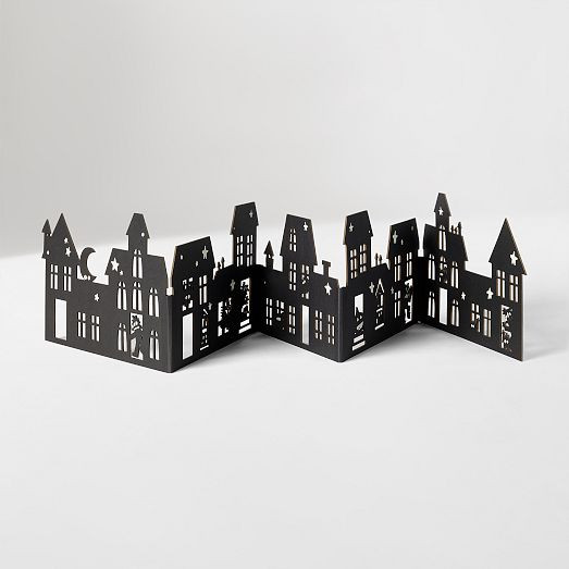 Ed Emberley Glow-in-the-Dark Spooky Village | West Elm (US)