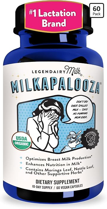 Legendairy Milk Milkapalooza Lactation Supplement, Fenugreek-Free, 60ct | Amazon (US)