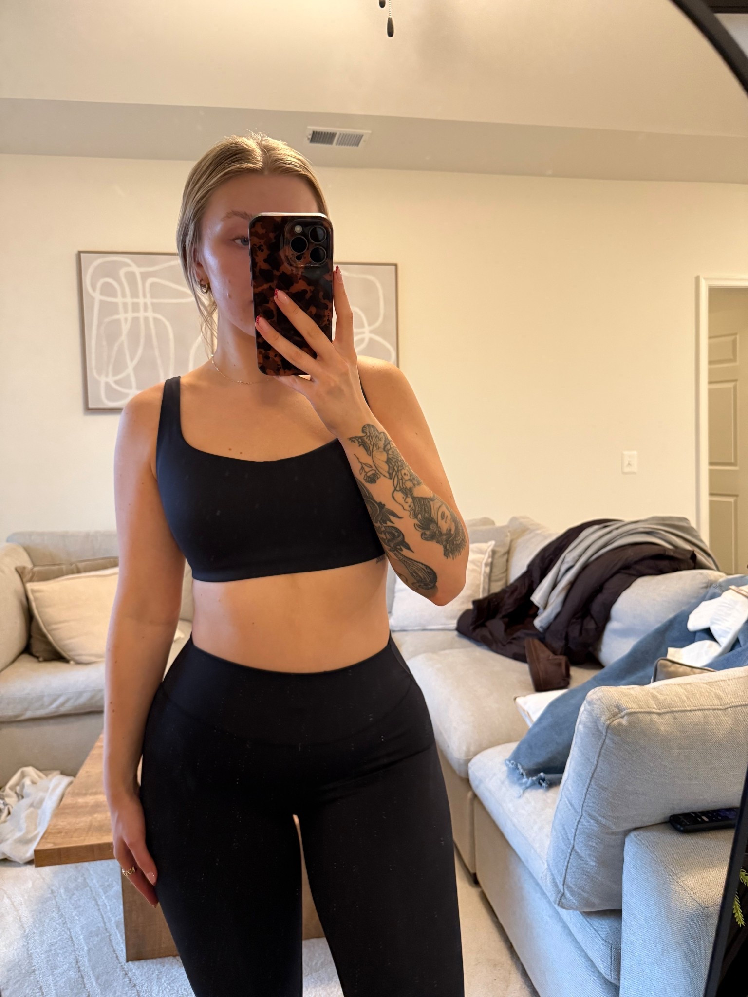 Kim seriously ate with this collab!!! These are so comfy & lightweight lots of stretch too. Size medium in top & large in bottoms 

#LTKootd #LTKFindsUnder100