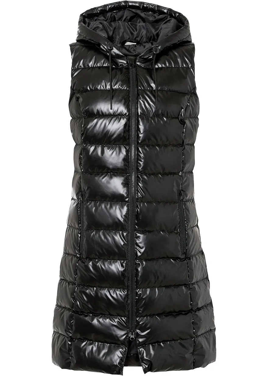 Stylische Weste mit langer Passform - schwarz - Damen | bonprix | Bonprix DE