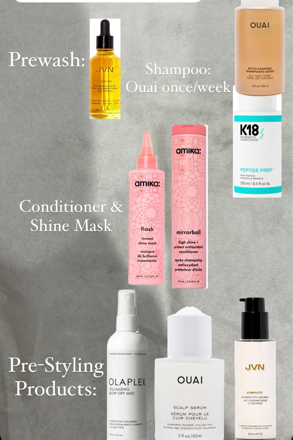 My hair care routine 🫶🏼 #haircare #ouai #amika #hairroutine

#LTKGiftGuide #LTKU #LTKbeauty