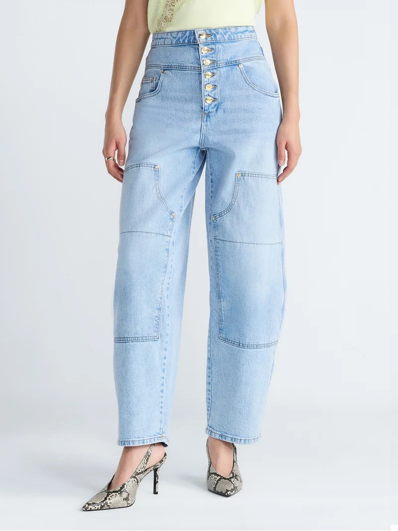 Devil Wears Prada Scoop Collection Women's High-Waisted Jeans, Sizes 0-20 | Walmart (US)
