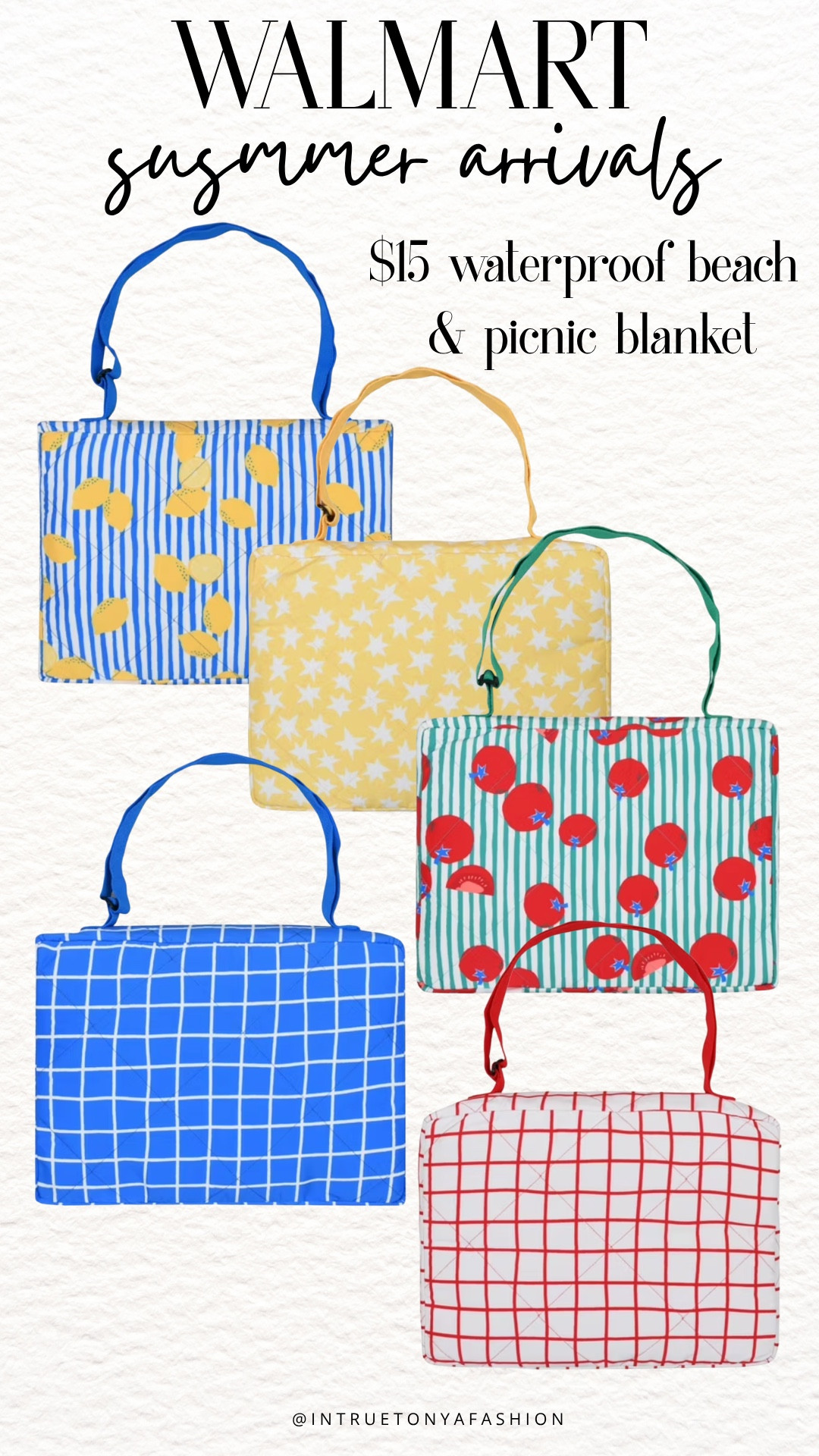 $15 waterproof fold up beach and picnic blanket from Walmart 




4th of July, Walmart arrivals summer, Walmart finds,

#LTKSeasonal #LTKHome #LTKSwim
