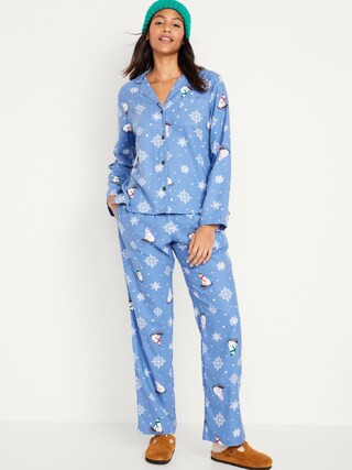 Matching Flannel Pajama Set for Women | Old Navy (US)