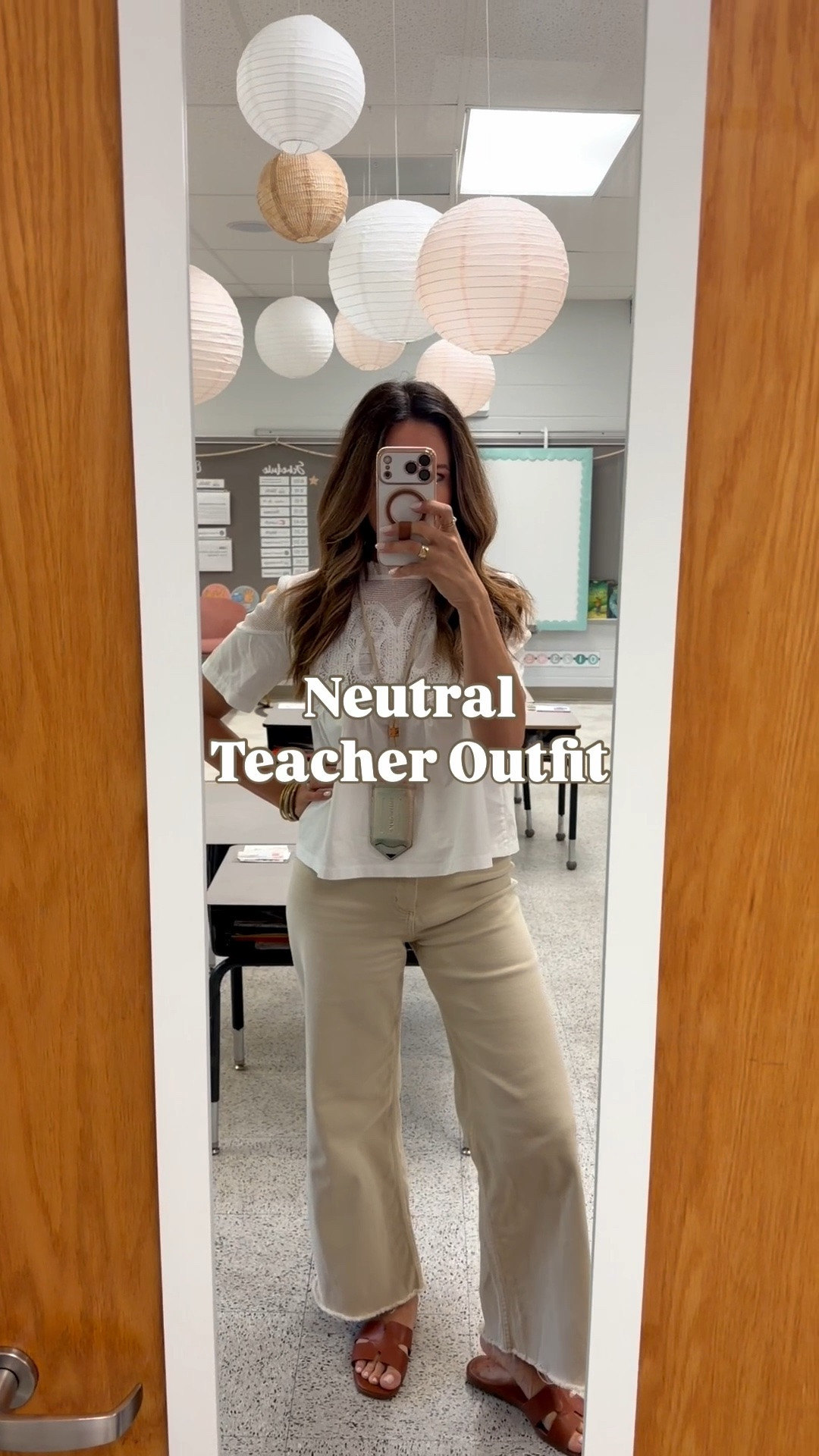 Amazon teacher outfit of the day 🤍✏️

This blouse has been a favorite of mine with all the lovely details and the pants are the perfect neutral staple!

#LTKootd #LTKWorkwear #LTKSeasonal