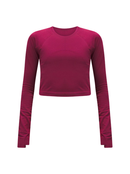 Swiftly Tech Cropped Long-Sleeve Shirt 2.0 | Lululemon (US)