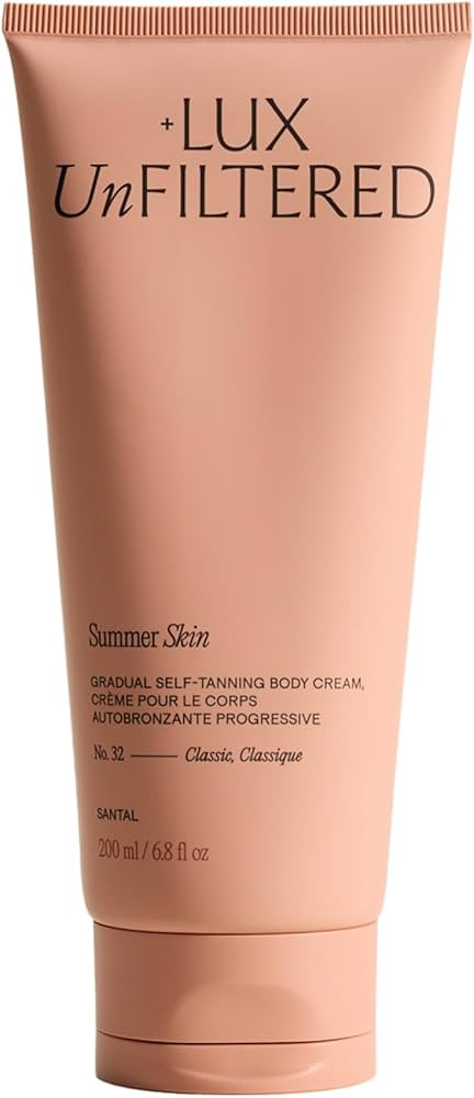 + Lux Unfiltered N\u00b032 Summer Skin Classic Gradual Self Tanner, Hydrating Self Tanning Lotion... | Amazon (US)