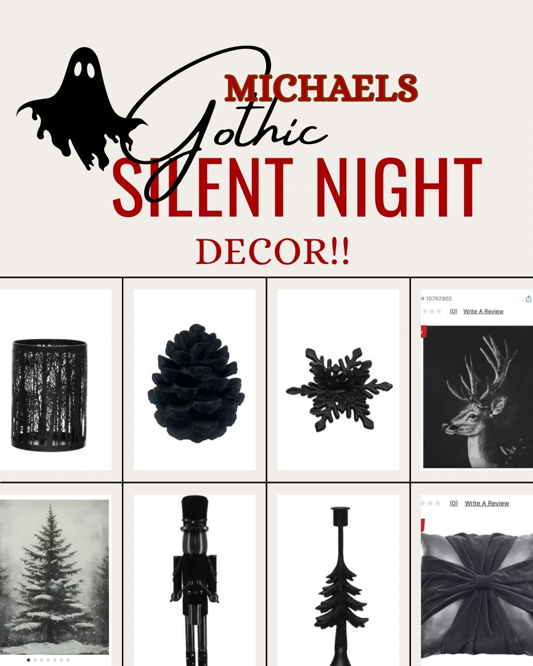 NEW Michaels Christmas Silent Night Gothic Decor 

#LTKHoliday #LTKFamily #LTKSeasonal
