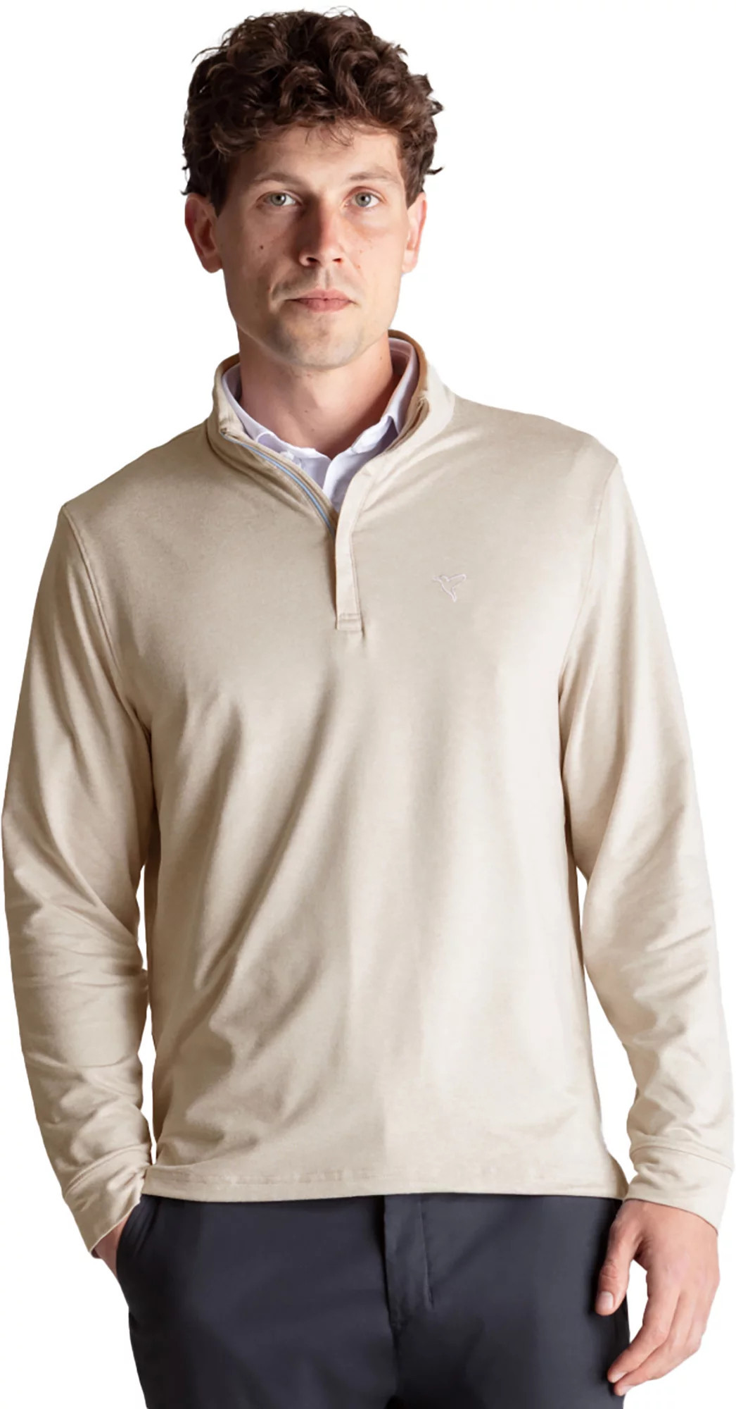 birddogs Men's 1/4 Zip Sweatshirt, XL, Oatmeal Heather | DICK'S Sporting Goods