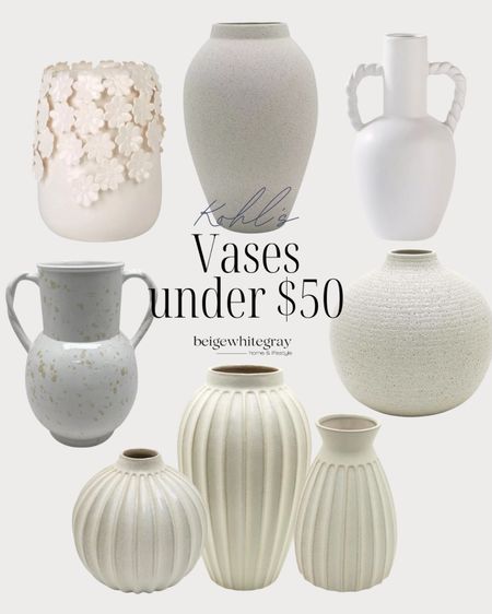 Vases for your home under $50!! Click
On the link to see the sale price online. 

#LTKhome #LTKstyletip #LTKfindsunder50
