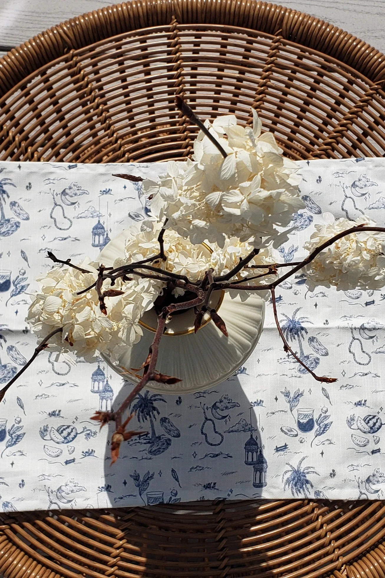 Heirloom Toile Table Runner | AMEERA