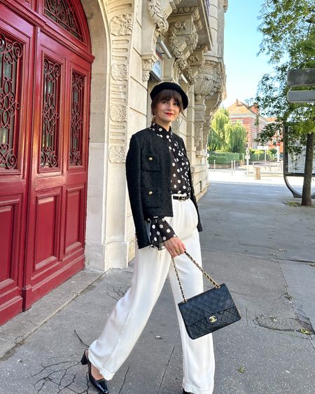 Classic chic black and white outfit with the perfect silk pants 🤍


#LTKeurope #LTKSeasonal #LTKstyletip