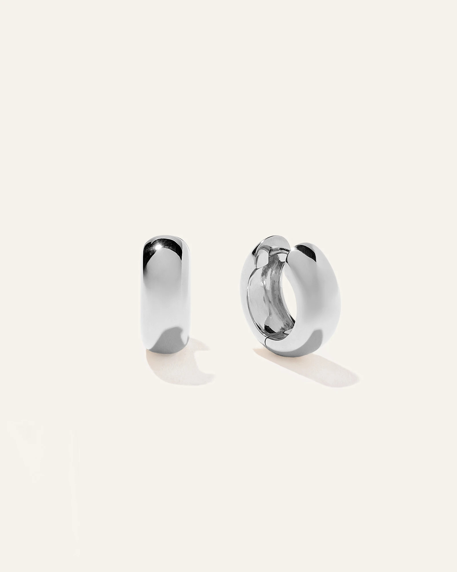 Quince | Women's Dome Hoop Earrings in Gold Vermeil, Size 12mm | Quince
