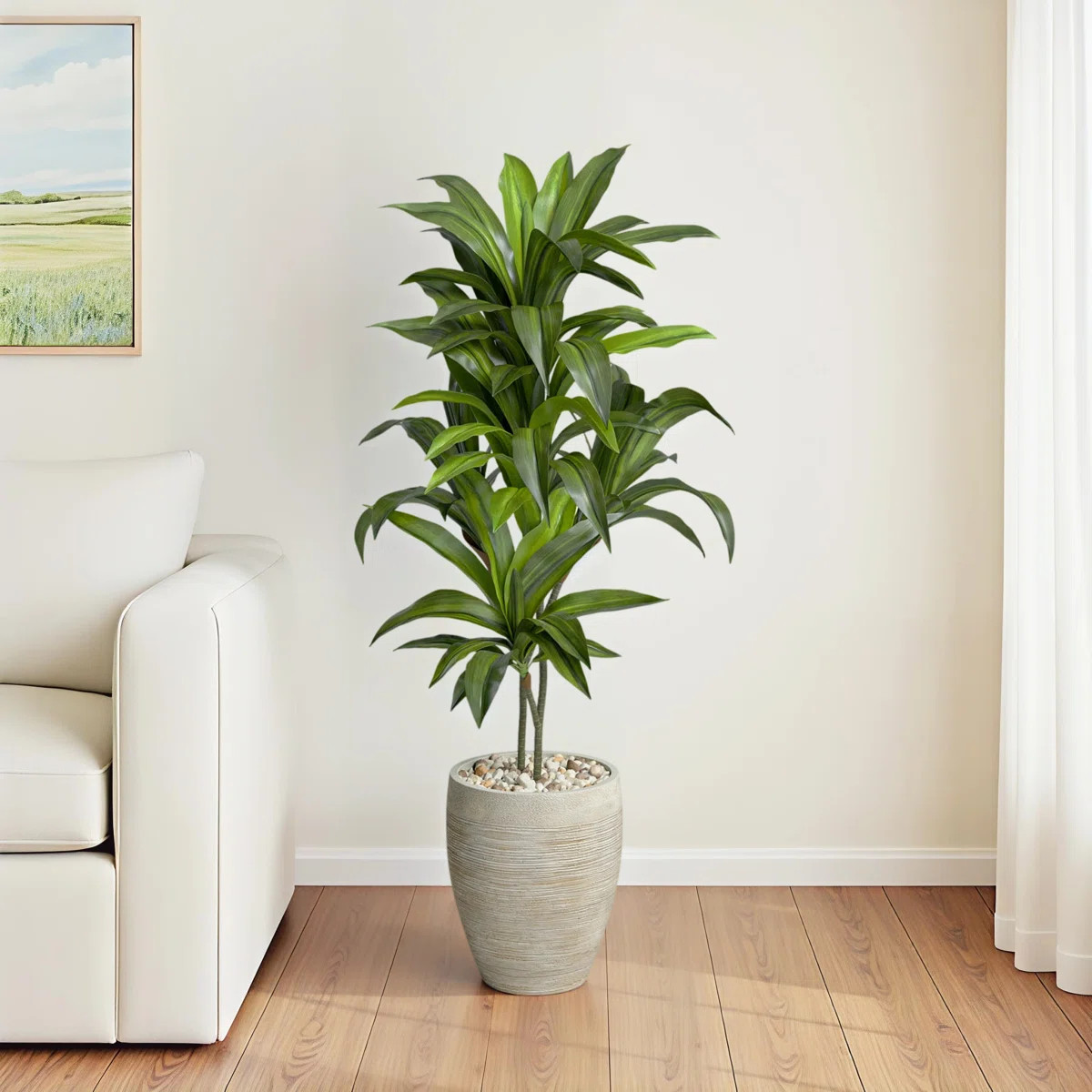 48'' Faux Foliage Plant in Ceramic Planter | Birch Lane