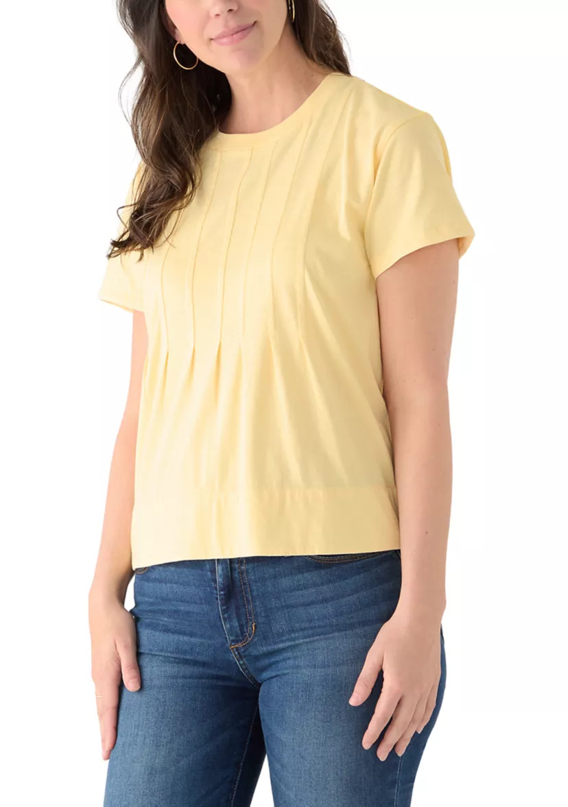 Women's Pleated T-Shirt | Belk