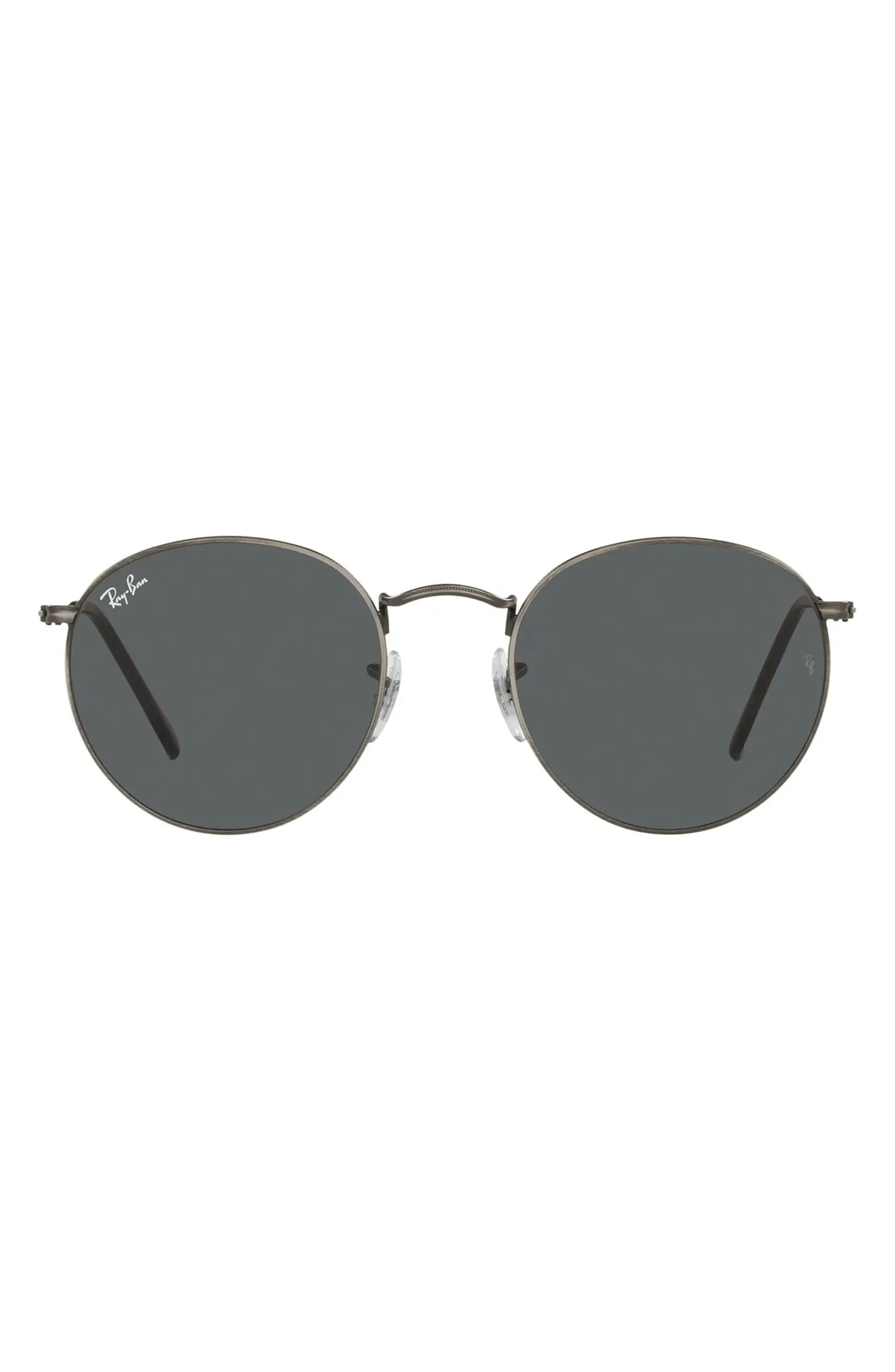 Ray-Ban Icons 50mm Round Metal Sunglasses | Nordstrom | Nordstrom