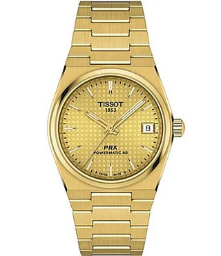 Tissot Unisex PRX Powermatic 80 Automatic Yellow Gold Stainless Steel Bracelet Watch - Gold | Dillard's