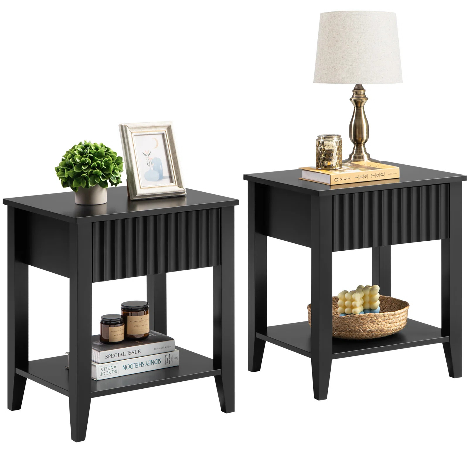 Winston Porter Nyleen 1-Drawer Nightstand & Reviews | Wayfair | Wayfair North America