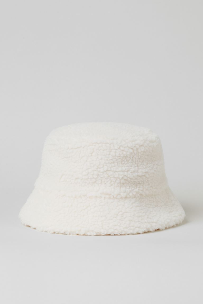 Faux Shearling Bucket Hat | H&M (US + CA)