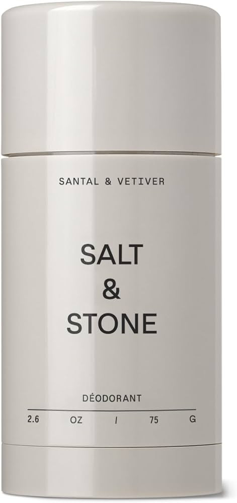 Salt & Stone Aluminum-Free Deodorant, Women & Men Santal & Vetiver 2.6 oz | Amazon (US)