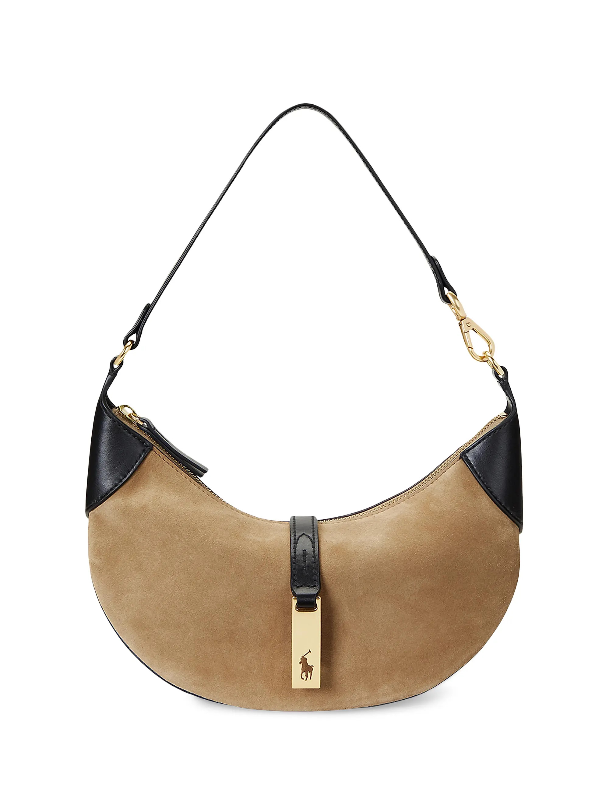 Polo Ralph LaurenPolo ID Mini Suede Shoulder Bag | Saks Fifth Avenue