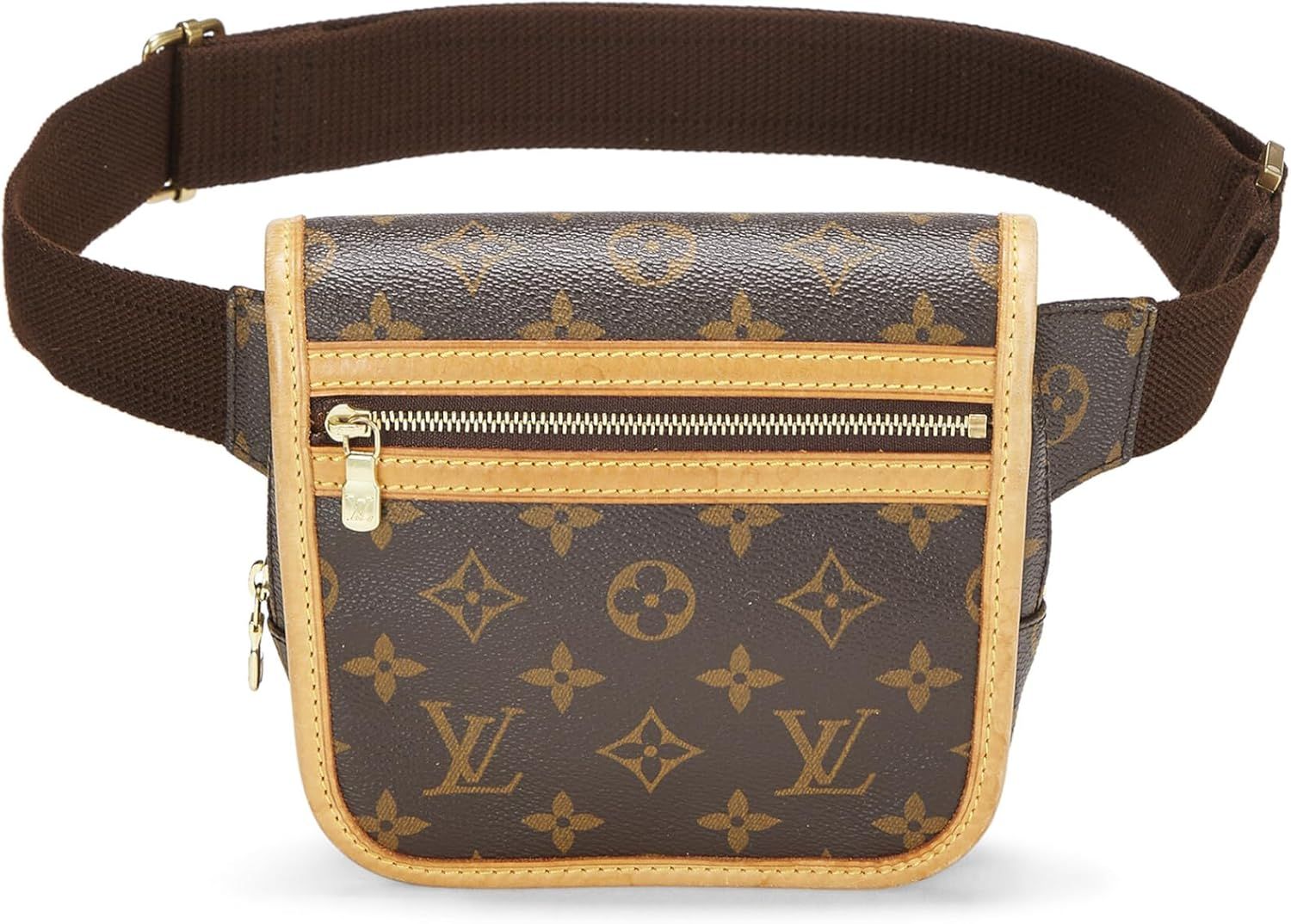 Pre-Loved Monogram Canvas Bosphore Belt Bag, Brown | Amazon (US)