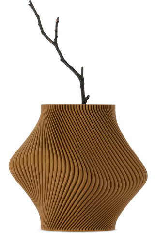 Brown Bloz Vase | SSENSE