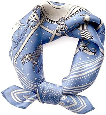 MEISEE 100% Mulberry Silk Scarfs Small Square Scarf 21" x 21" Neck Scarf Breathable Lightweight f... | Amazon (US)