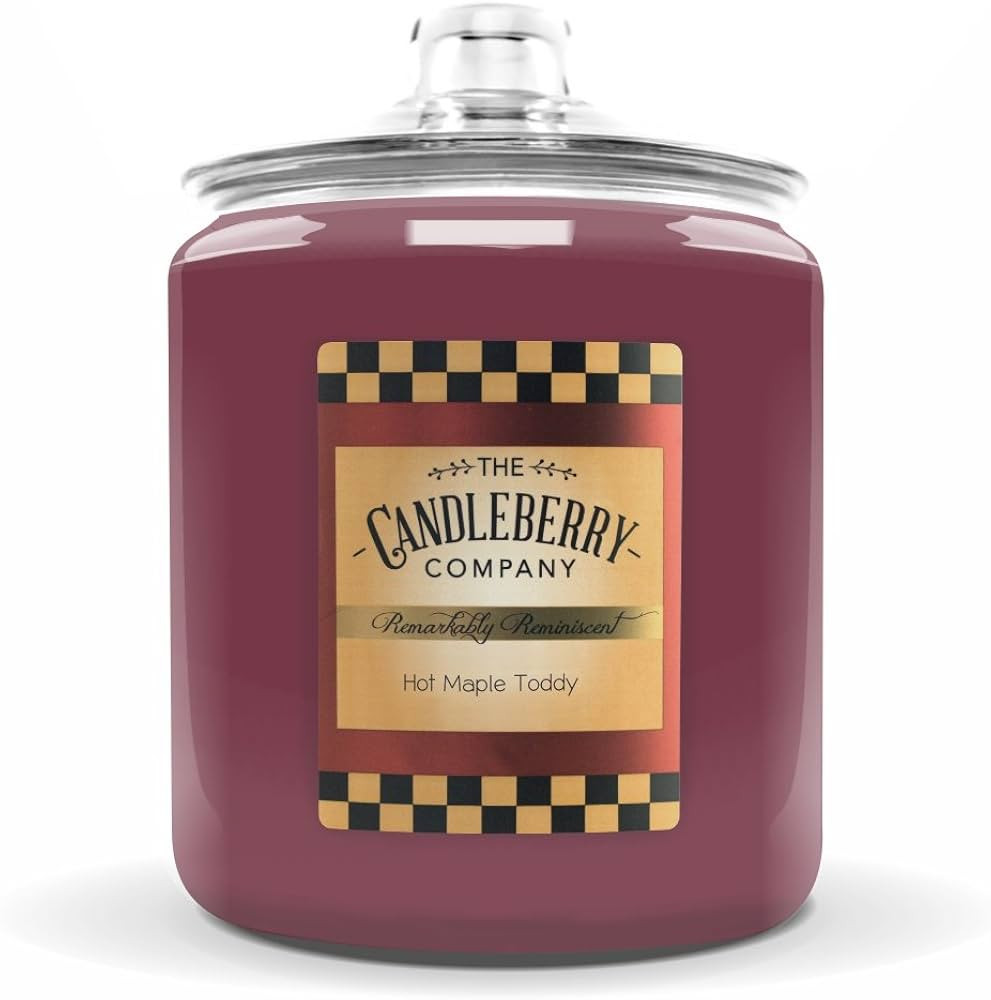 Candleberry Candles | Hot Maple Toddy Giant Candle | Best Candles on The Market | Hand Poured in ... | Amazon (US)