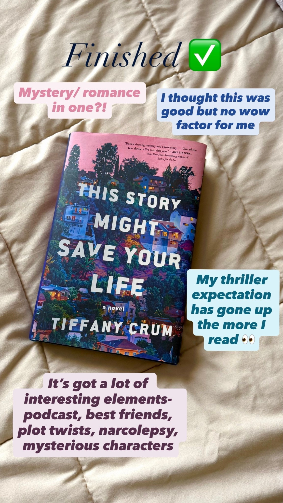 This Story Might Save Your Life. Thriller books. Mystery book. Romance book. Book recs. Book tok.

#LTKU