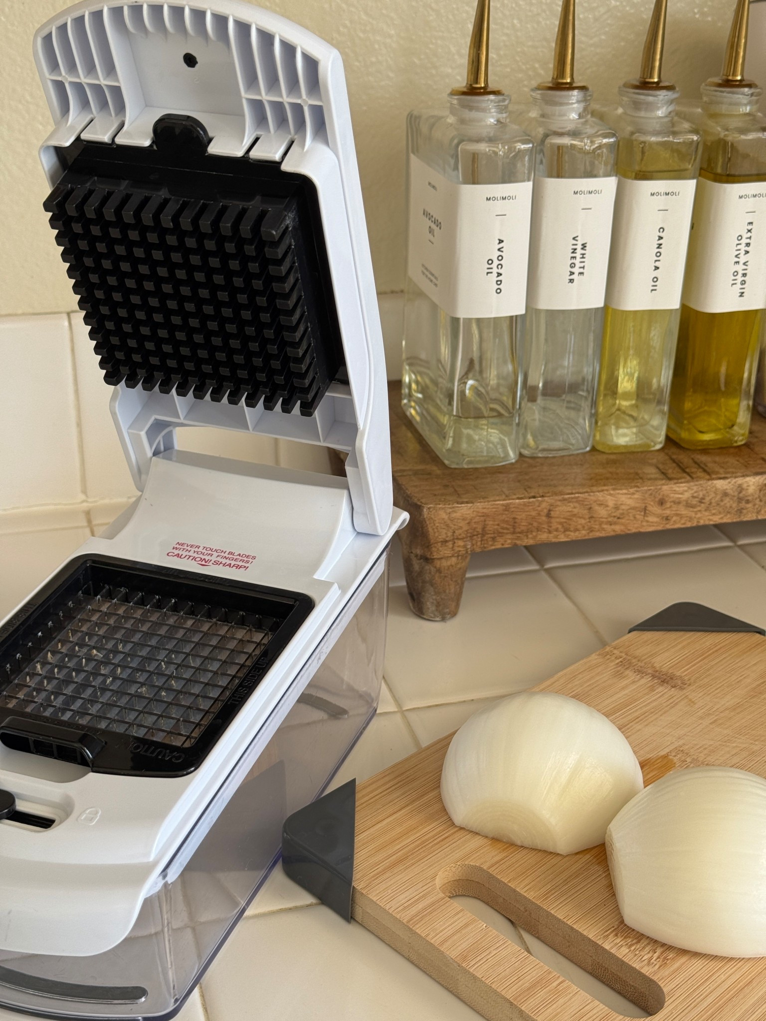 Cooking now and thought of sharing this amazing food chopper! And it’s currently on SALE for 46% off!!! I’ve had it for almost 2 years now and I’m never going back. It made meal prep way easier!!! This is the 4 in 1 Original Pro Chopper. Has a safety lock and comes with interchangeable blades and cleaning tools! 

Vegetable chopper, Spiralizer, fruit slicer, kitchen gadgets, gifts, home essentials, Amazon find, Amazon kitchen, kitchen essentials, kitchen finds 

#LTKdayinmylife #LTKSaleAlert #LTKHome