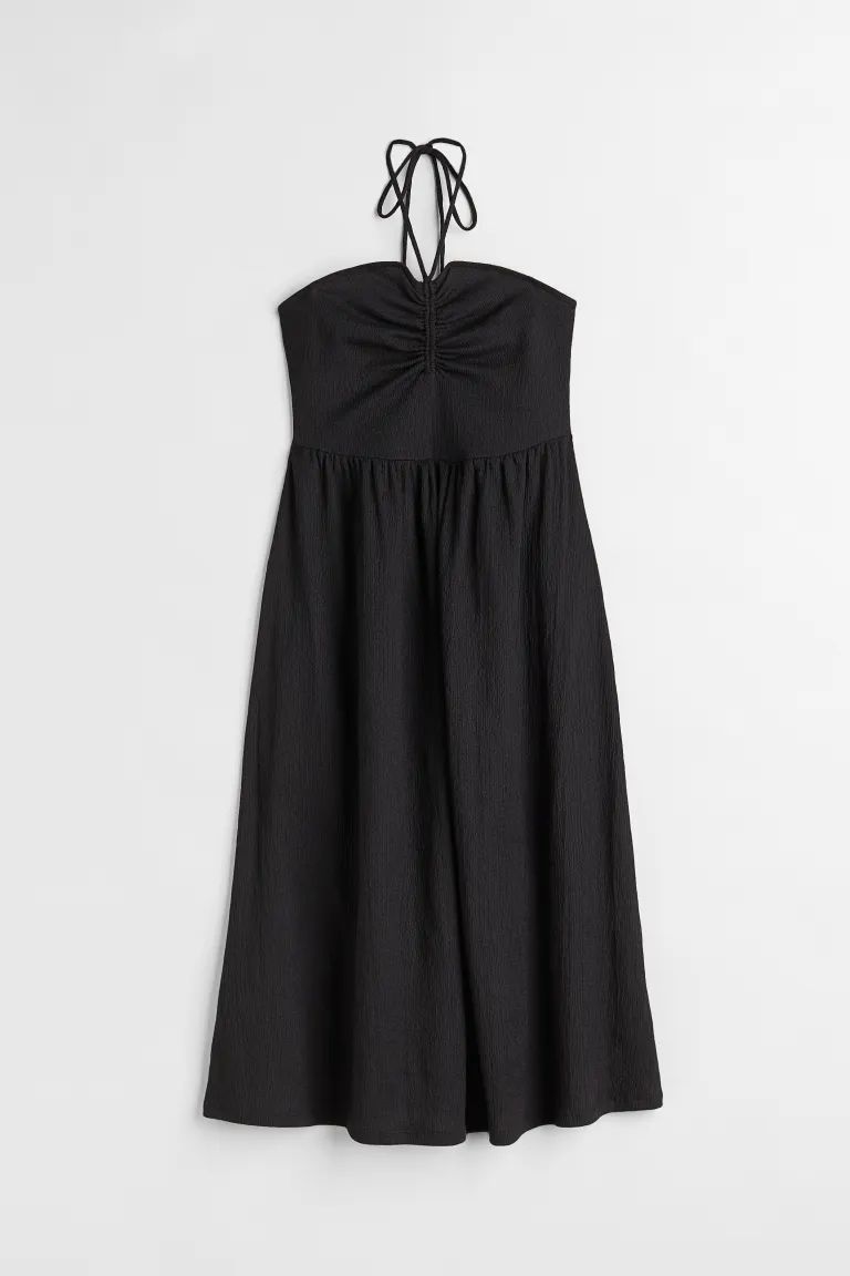 Crinkled Halterneck Dress | H&M (US)