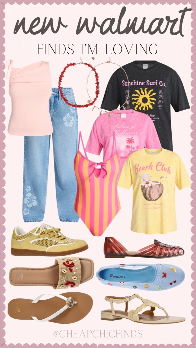 New Walmart summer fashion finds I’m loving!!
I’m loving all the new summer graphics tees & the new sandals!! 

#walmartsummer #walmartfinds #walmartfashion

#LTKSeasonal #LTKTravel